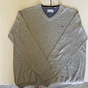 Mens Lacoste V-neck sweater